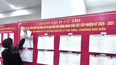 Hà Nội hoàn tất các bước chuẩn bị bầu cử, sẵn sàng cho Ngày hội 15/3