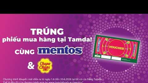 Cơ hội nhận phiếu mua hàng cùng Mentos!