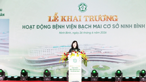 Ninh Bình: Bệnh viện Bạch Mai cơ sở Ninh Bình chính thức đi vào hoạt động
