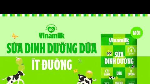 SỮA DINH DƯỠNG DỪA ÍT ĐƯỜNG VINAMILK CHÍNH THỨC "TRÌNH LÀNG"!!!