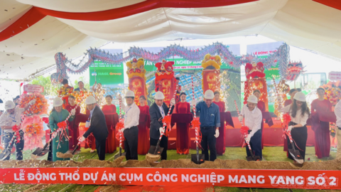 Gia Lai khởi công cụm công nghiệp 400 tỷ đồng, tạo việc làm cho hơn 4.500 lao động