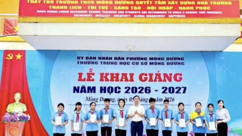 Công ty Nhiệt điện Mông Dương: Trao tặng học bổng và xe đạp tiếp sức học sinh nghèo vượt khó đầu năm học mới 2026-2027