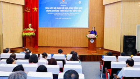 Triển khai tích hợp nội dung bình đẳng giới trong chương trình đào tạo giáo viên