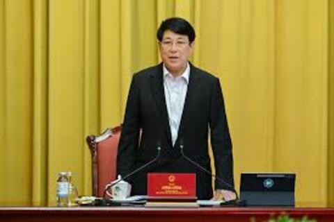 Chủ tịch nước Lương Cường chủ trì giao ban công tác với Văn phòng Chủ tịch nước