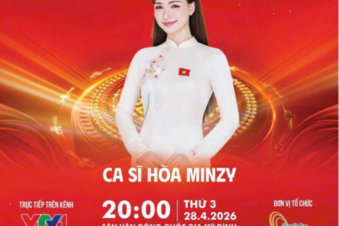 Hòa Minzy gây bất ngờ với tiết mục 500 vũ công tại 'Âm vang Tổ quốc 2026'