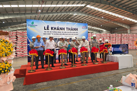 PVFCCo – Phú Mỹ khánh thành Hệ thống băng tải phân bón công suất 55 tấn/giờ