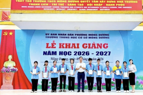 Công ty Nhiệt điện Mông Dương: Trao tặng học bổng và xe đạp tiếp sức học sinh nghèo vượt khó đầu năm học mới 2026-2027