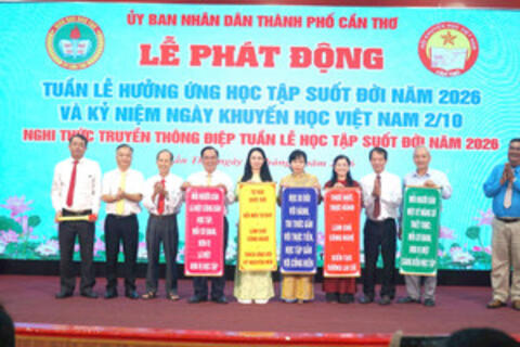 Khuyến học, khuyến tài, xây dựng xã hội học tập tại TP Cần Thơ có nhiều khởi sắc