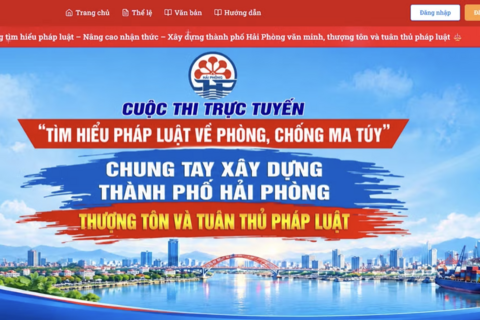 Hải Phòng: Sức hút lớn từ Cuộc thi trực tuyến tìm hiểu pháp luật phòng, chống ma túy