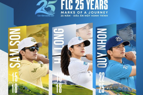 FLC Biscom tổ chức chuỗi giải golf đặc biệt mừng 25 năm thành lập Tập đoàn FLC