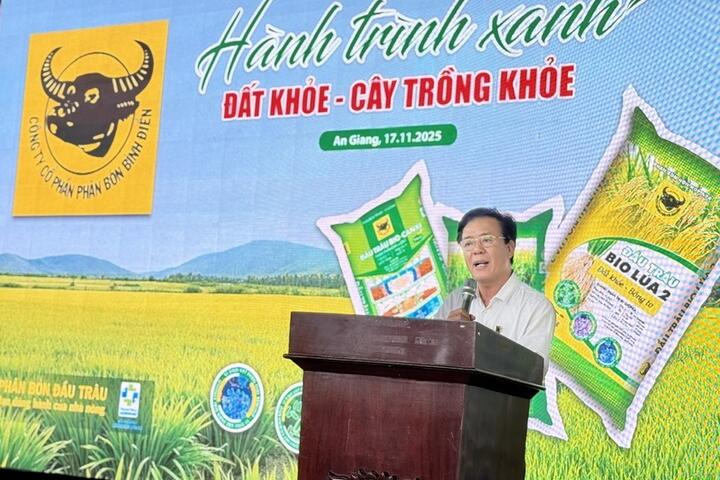 Bình Điền khởi động 'hành trình xanh, đất khoẻ, cây khoẻ' tại An Giang