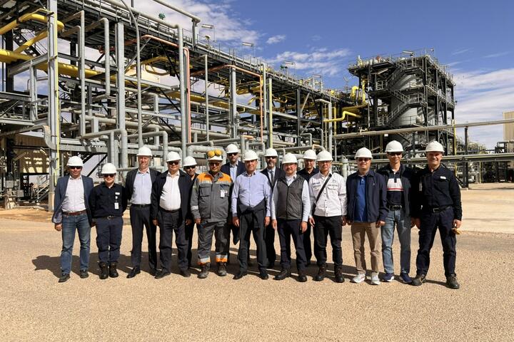 Đoàn công tác Petrovietnam làm việc tại dự án khai thác mỏ Bir Seba Lô 433a và 416b, Algeria