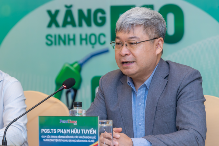 PGS.TS Phạm Hữu Tuyến: Xăng E10 giảm phát thải, không ảnh hưởng động cơ