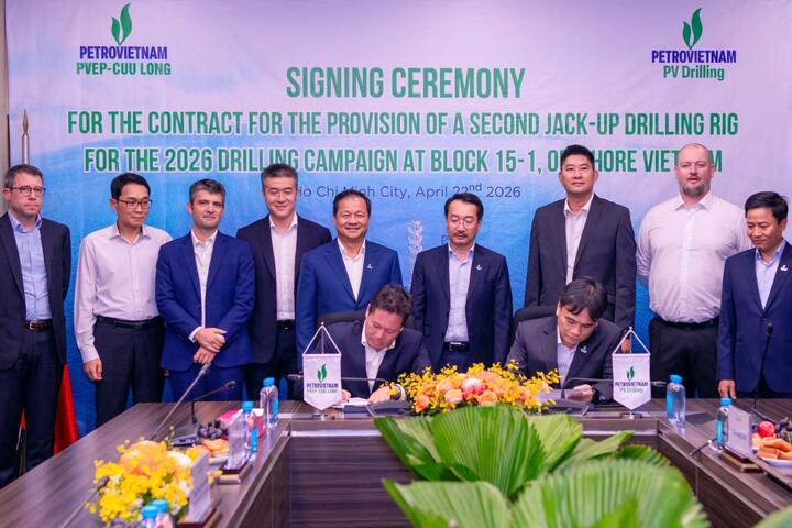 PV Drilling cung cấp giàn khoan tự nâng thứ hai cho chiến dịch khoan của PVEP-Cửu Long
