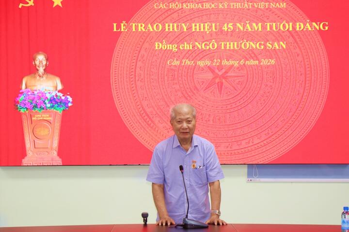 Hành trình 45 năm tuổi Đảng và lần trở về đầy xúc động của ông Ngô Thường San