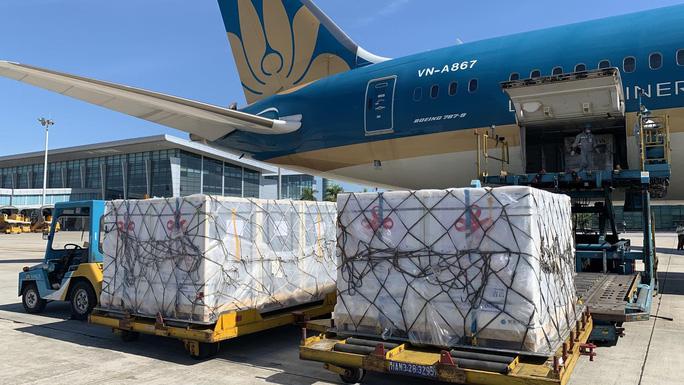 Lô 500.000 liều vắc-xin Covid-19 do Trung Quốc viện trợ về Hà Nội - Ảnh 3. Lô 500.000 liều vắc-xin Covid-19 do Trung Quốc viện trợ về Hà Nội - Ảnh 3.