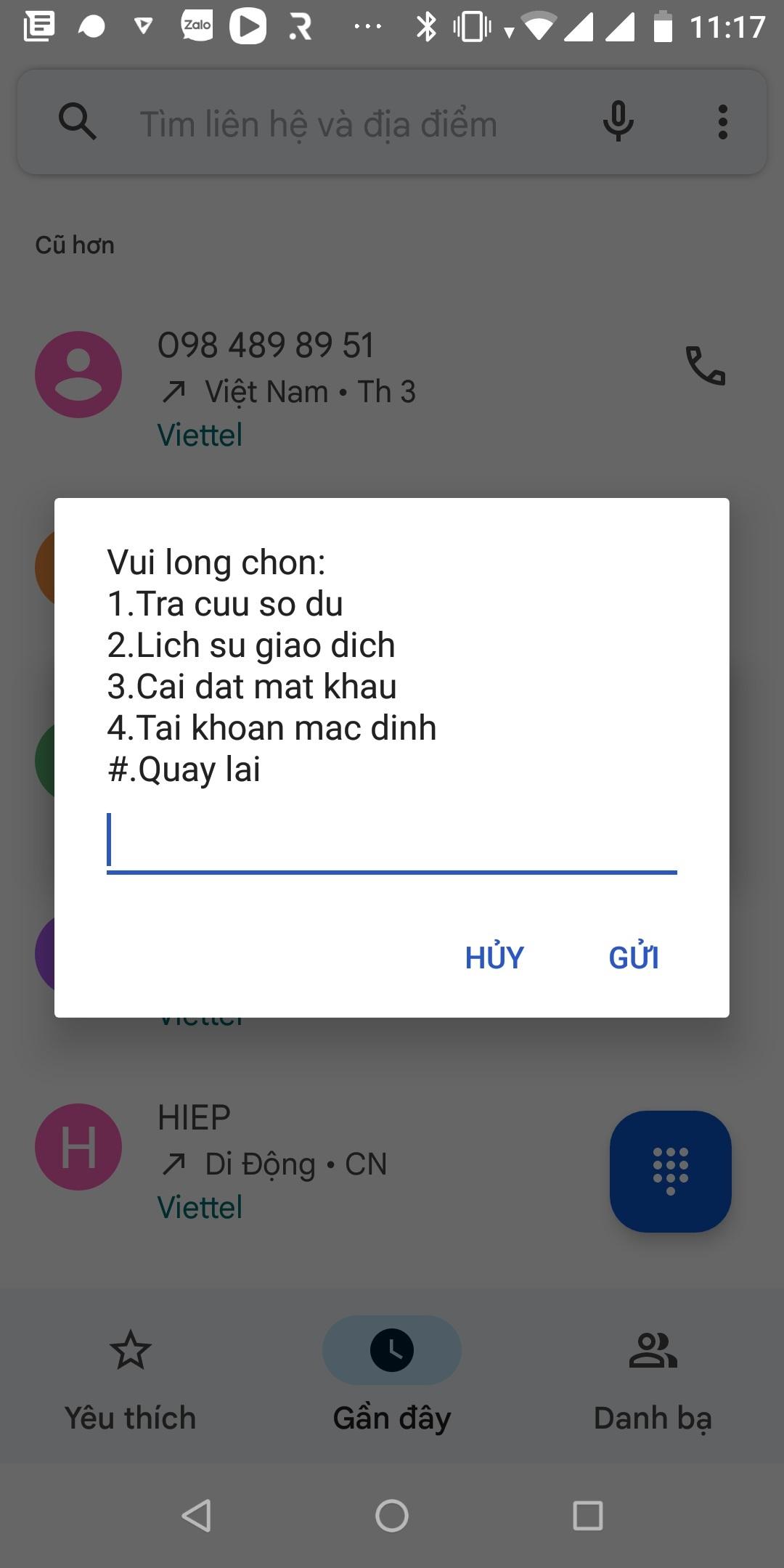 Hướng dẫn sử dụng Mobile Money Viettel khi không có data Internet