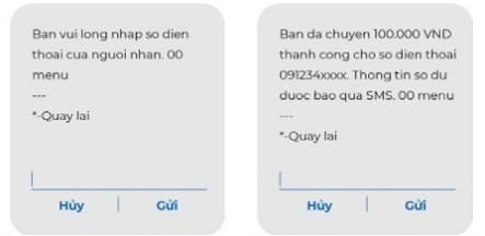 Hướng dẫn chuyển tiền Mobile Money VinaPhone khi không có data Internet