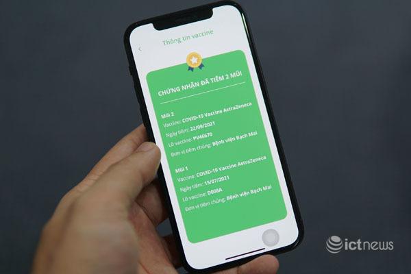 Người dân đã có thể tự khai mũi tiêm trên ứng dụng PC-Covid