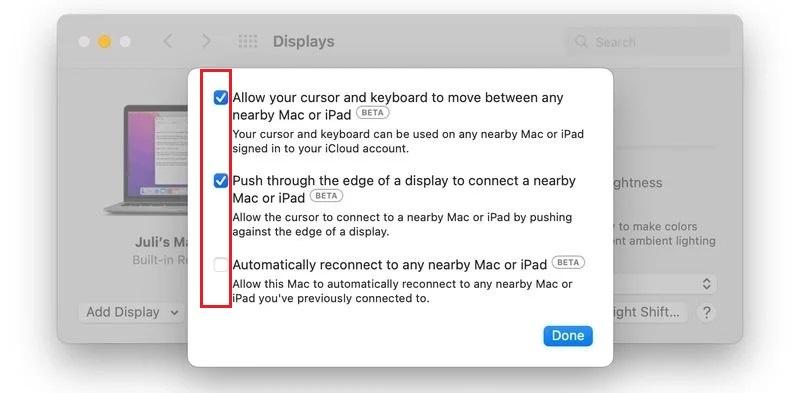 Hướng dẫn bật tắt Universal Control, tính năng mới trên iOS 15.4