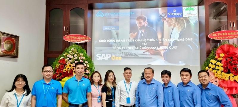 Công ty Chế biến dừa Lương Quới bắt tay CMC TS chuyển đổi số