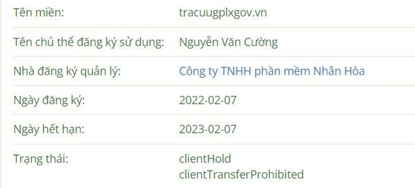 Phát hiện 3 website giả mạo trang thông tin điện tử Giấy phép lái xe
