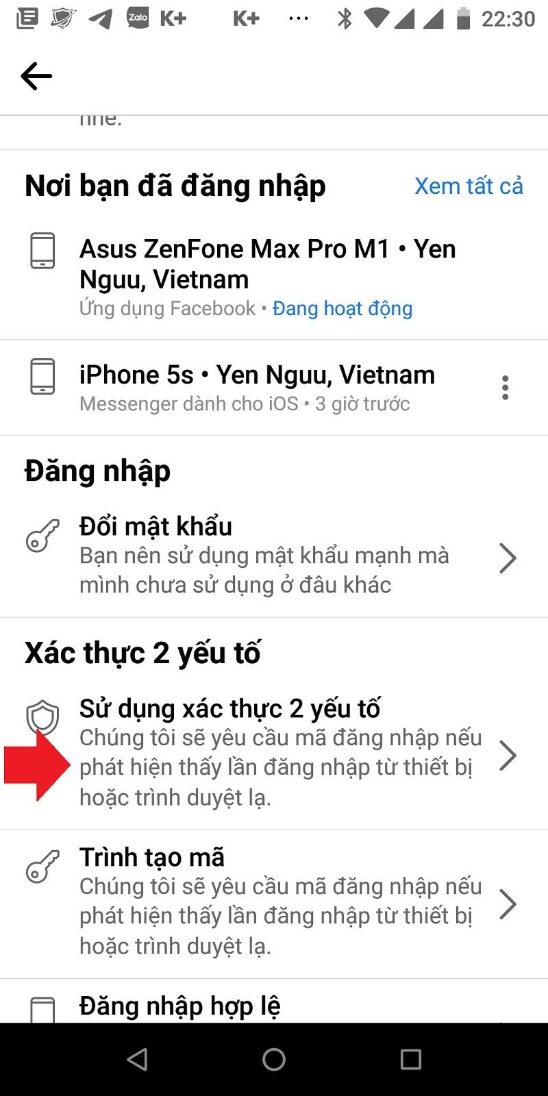 Hướng dẫn cập nhật Facebook Protect trên điện thoại