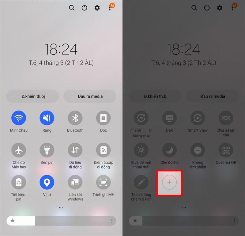Hướng dẫn thêm tùy chỉnh nhanh Galaxy S22