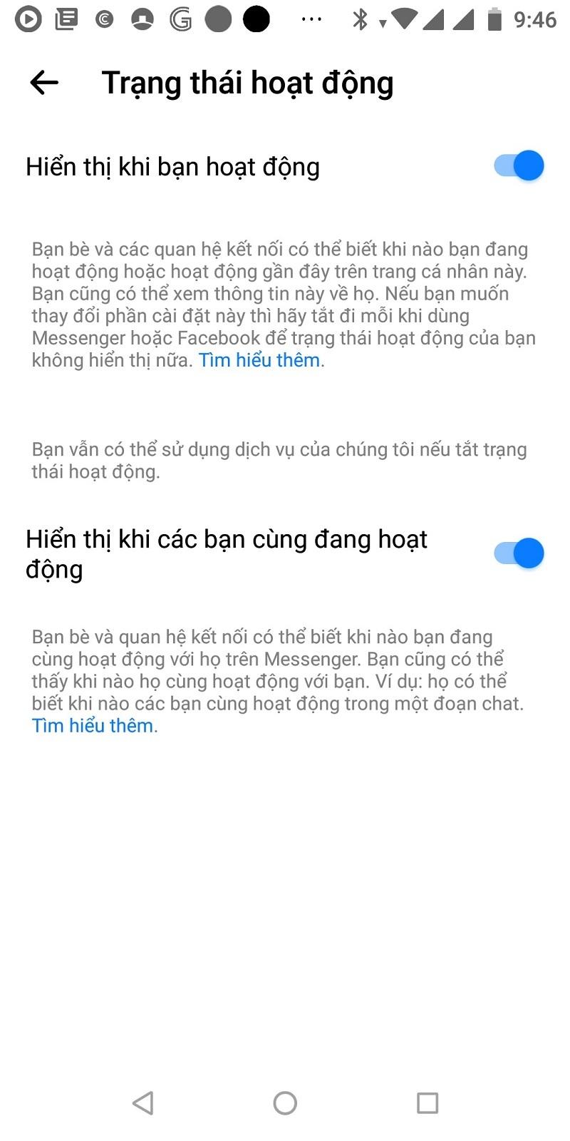 Cách cập nhật trạng thái hoạt động Facebook Messenger tùy ý