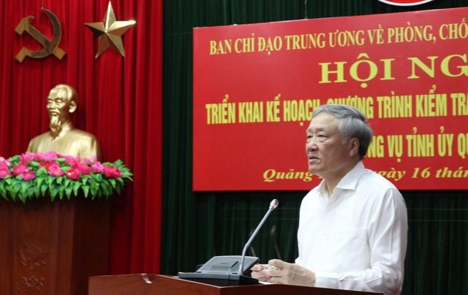 Trung ương kiểm tra phòng chống tham nhũng, tiêu cực tại Quảng Bình - Ảnh 1.