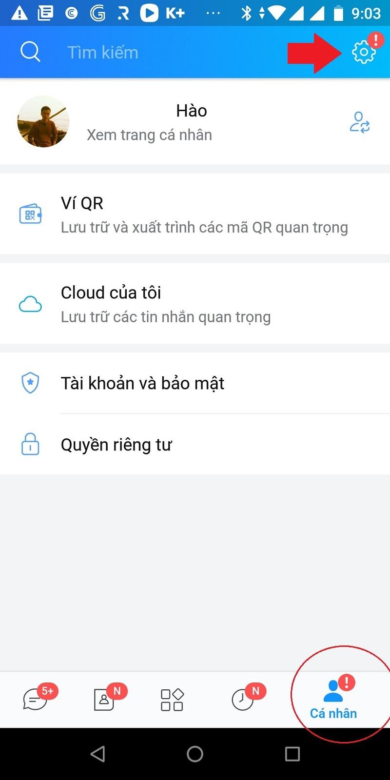 Hướng dẫn xuống dòng trong Zalo điện thoại Android