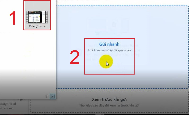 Hướng dẫn gửi video dung lượng lớn trên máy tính qua Zalo