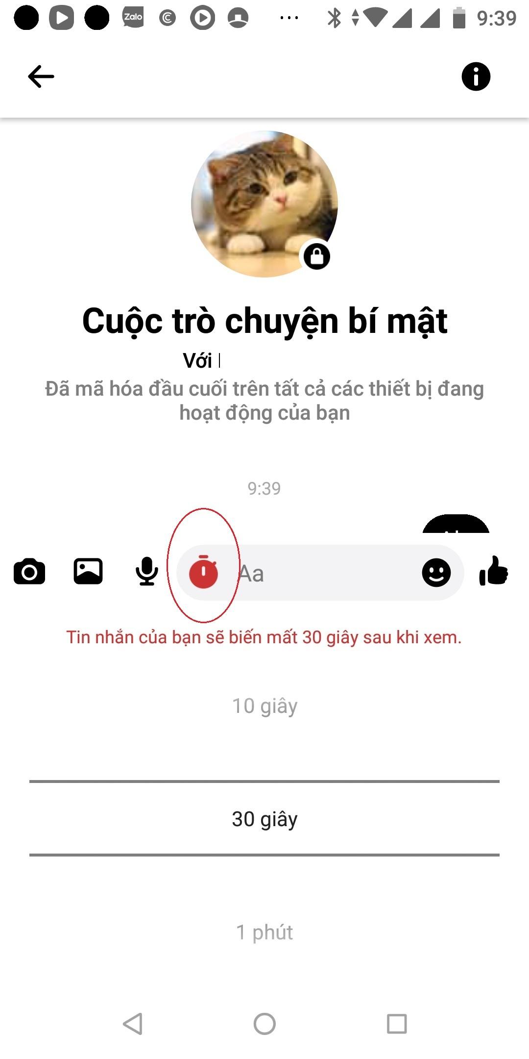 Cách gửi tin nhắn tự hủy trên Facebook Messenger