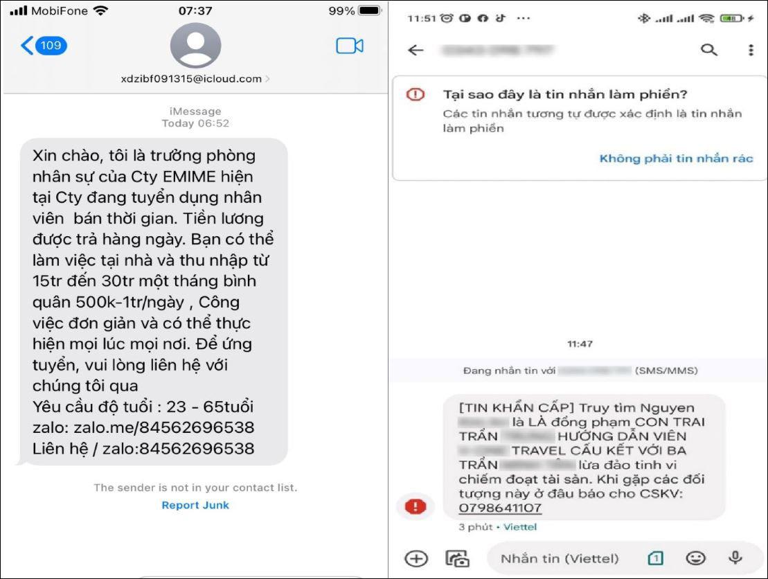 Chuyên gia chỉ cách nhận biết thư điện tử, tin nhắn lừa đảo