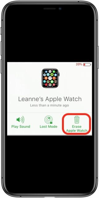 Hướng dẫn hủy ghép đôi Apple Watch khi iPhone hỏng