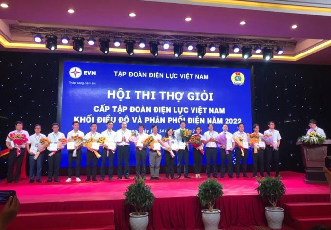 Kết quả Hội thi Thợ giỏi EVN khối điều độ và phân phối điện 2022