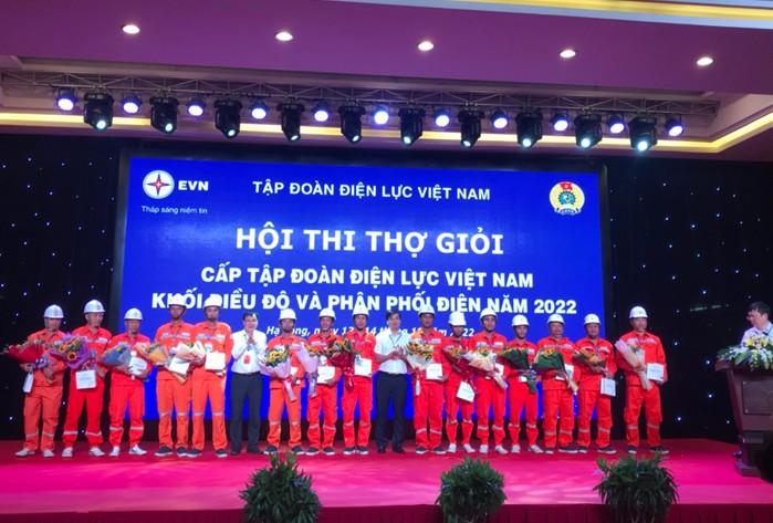 Kết quả Hội thi Thợ giỏi EVN khối điều độ và phân phối điện 2022