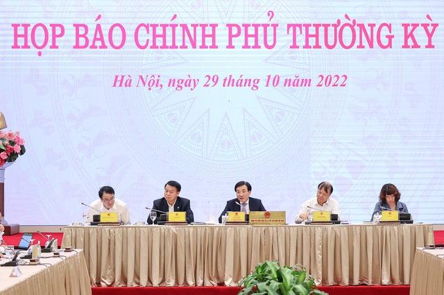 TỔNG THUẬT: Họp báo Chính phủ thường kỳ tháng 10 - Ảnh 3.