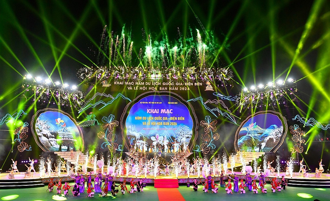 Hơn 80 nghìn lượt khách du lịch đến Điện Biên dịp khai mạc Năm Du lịch quốc gia 2024