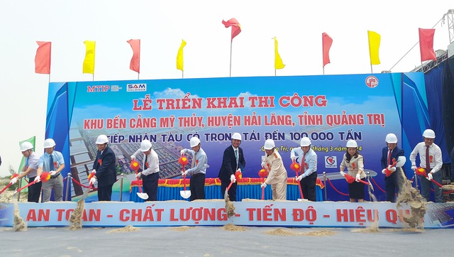 Triển khai thi công Khu bến cảng Mỹ Thủy hơn 14.000 tỉ đồng- Ảnh 1.