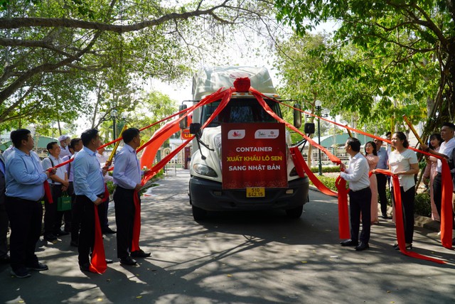 Đồng Tháp xuất khẩu 15 tấn củ sen đầu tiên sang Nhật Bản- Ảnh 3.