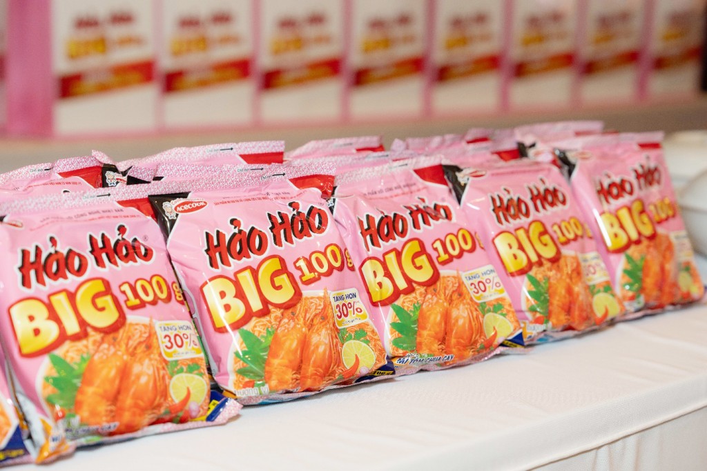 Ra mắt Hảo Hảo BIG 100g với khối lượng tăng hơn 30%