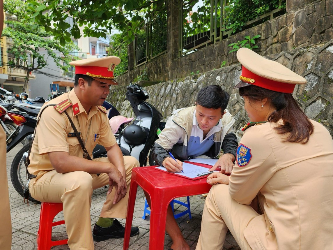 Phú Thọ: 6 tháng đầu năm, xử lý 39.472 trường hợp vi phạm giao thông