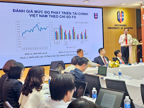 Các đại biểu tham dự hội thảo khoa học FINHUB 2024 Ảnh: LÊ TỈNH