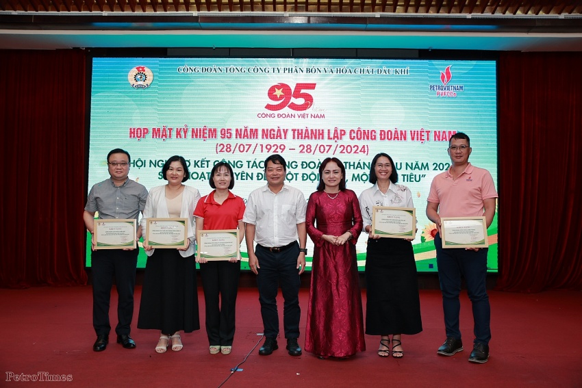 Công đoàn PVFCCo đạt kết quả hoạt động tích cực trong 6 tháng đầu năm 2024