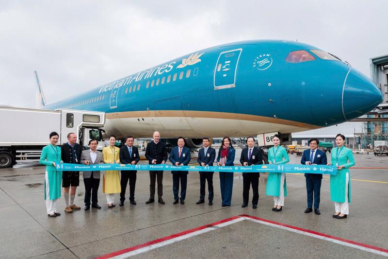 vietnam airlines khai truong duong bay thang den thanh pho munich duc hinh 2