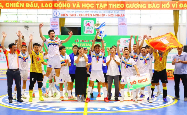 Thái Sơn Nam TP HCM vô địch giải futsal quốc tế ở Đồng Tháp- Ảnh 2.