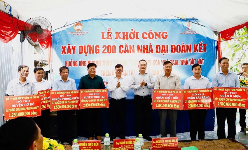 PVTrans xây dựng 200 căn nhà Đại đoàn kết cho hộ nghèo tại Cần Thơ