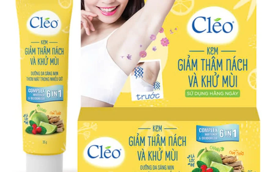 Buộc thu hồi, tiêu hủy sản phẩm kem giảm thâm nách và khử mùi Cléo.