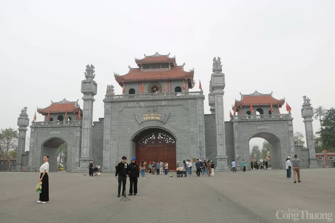 Đền Hùng thay đổi thế nào trước ngày Giỗ tổ Hùng Vương? Cảnh quan Đền Hùng trước ngày Giỗ Tổ Hùng Vương